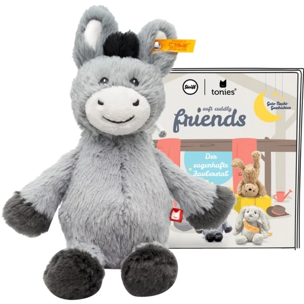 Tonies Steiff Soft Cuddly Friends Mit Hörspiel - Dinkie Esel, Kuscheltier 3 Tonies Steiff Soft Cuddly Friends Mit Hörspiel - Dinkie Esel, Kuscheltier